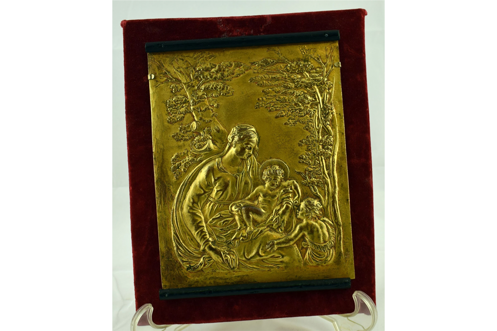 Placa bronce italiano