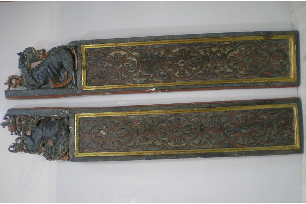 Pareja de Tablas de Artesonado