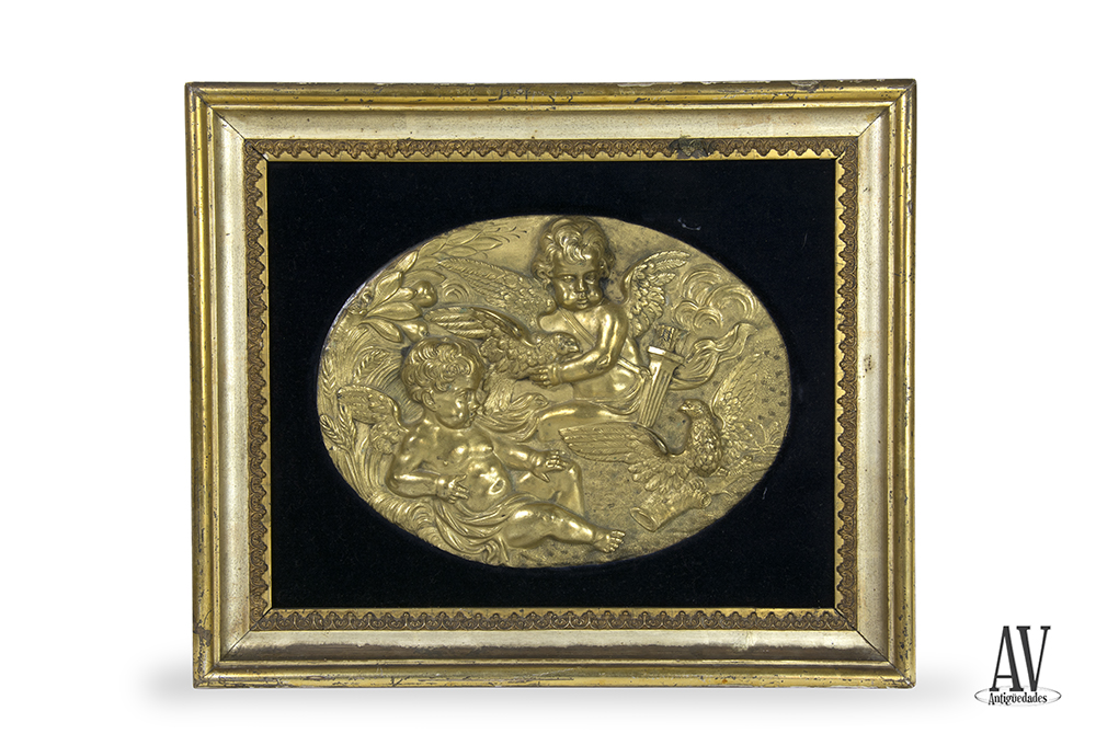 Placa de Bronce "Alegoría del Amor"