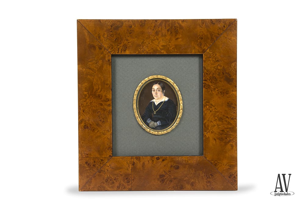 Retrato Miniatura Señora