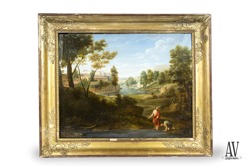 Paisaje Diógenes y el Lago