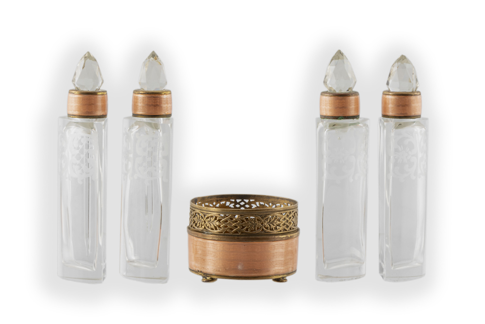 Perfumero cuatro depositos