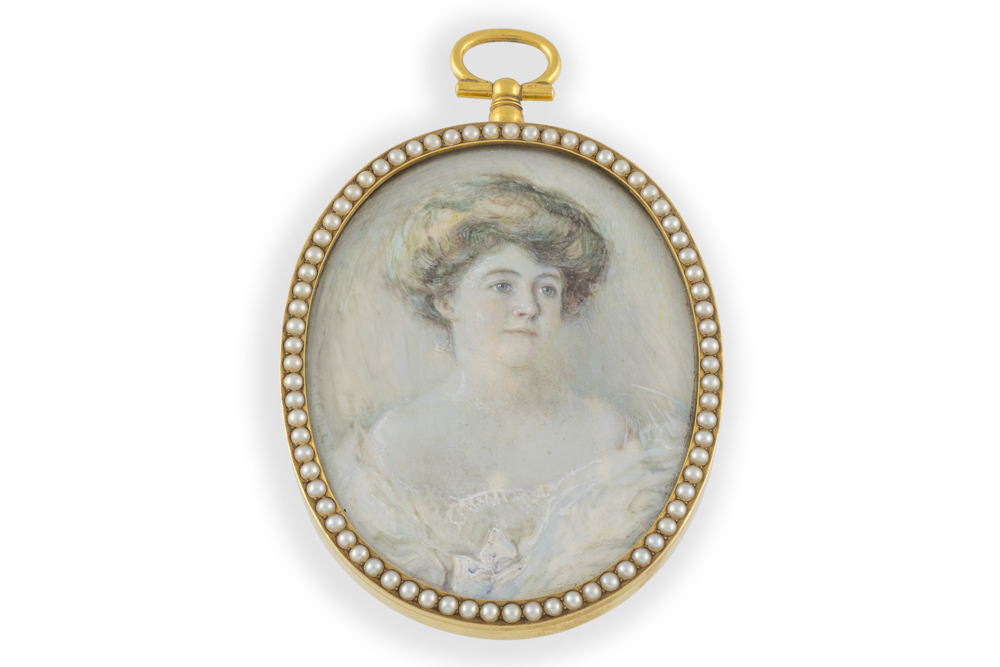 Retrato Miniatura Joven